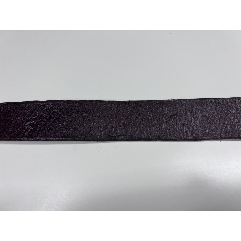 Madewell Leather Oval Buckle Belt Coffee Bean Brown Medium NEW - Picture 8 of 9